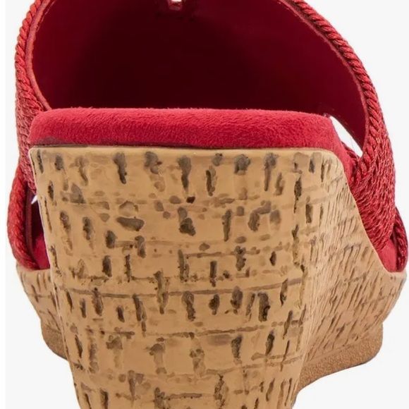 David Tate Holiday VIBE Women's Wedge Slide Sandalv size 8 - Picture 6 of 10